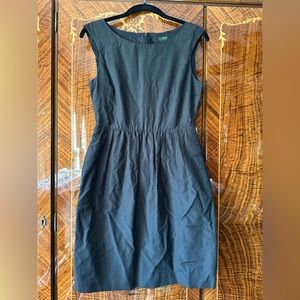 J. Crew Black Cotton / Silk Dress Size 2